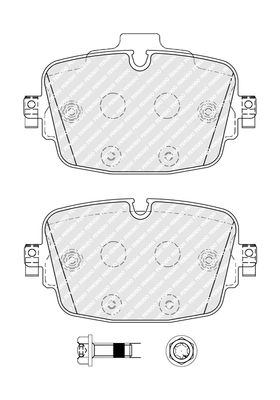 Set placute frana