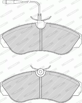 Set placute frana