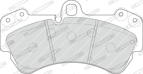 Set placute frana