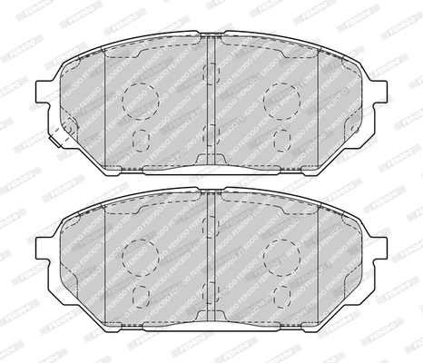 Set placute frana