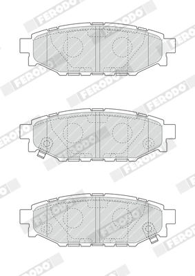 Set placute frana