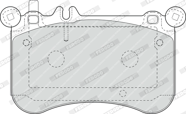 Set placute frana