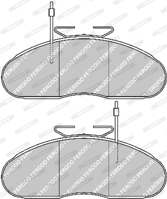 Set placute frana