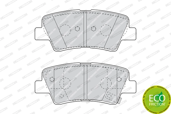 Set placute frana
