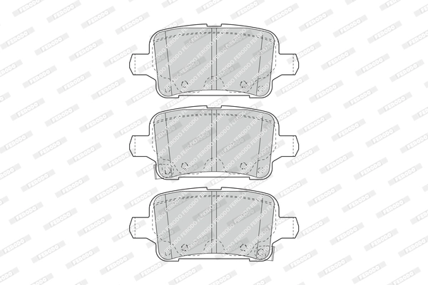 Set placute frana