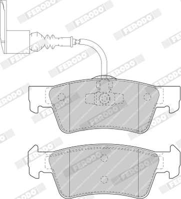 Set placute frana