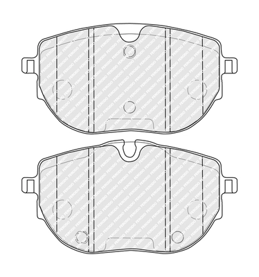 Set placute frana