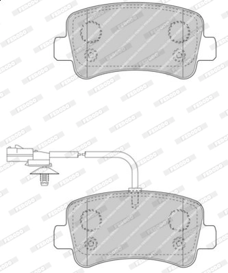 Set placute frana
