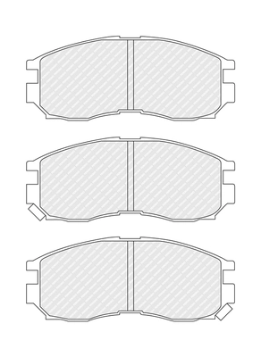 Set placute frana