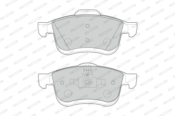 Set placute frana