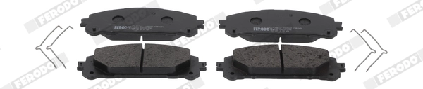 Set placute frana