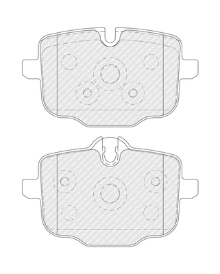 Set placute frana