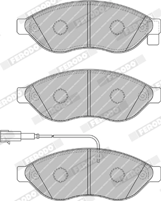 Set placute frana