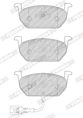 Set placute frana