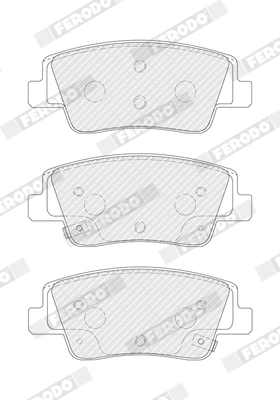 Set placute frana