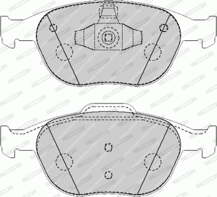 Set placute frana