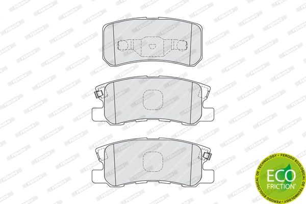 Set placute frana