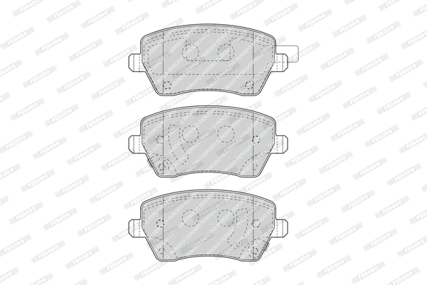 Set placute frana