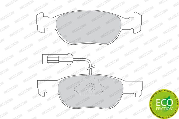 Set placute frana