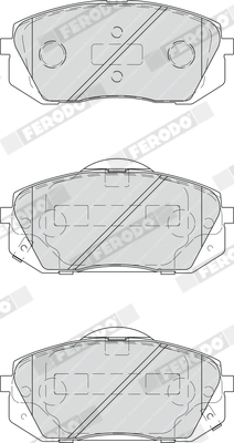 Set placute frana