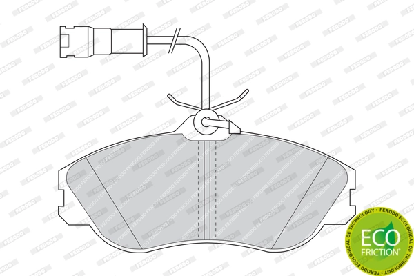 Set placute frana