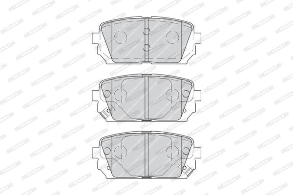 Set placute frana