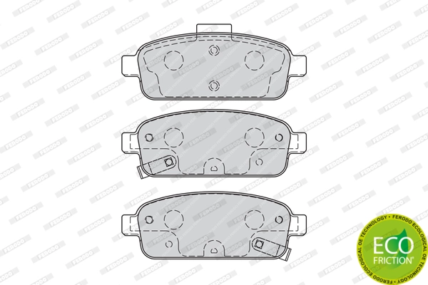 Set placute frana