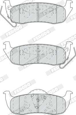 Set placute frana