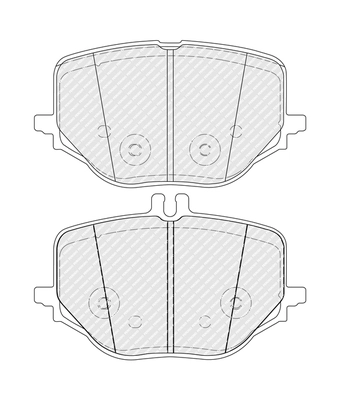 Set placute frana