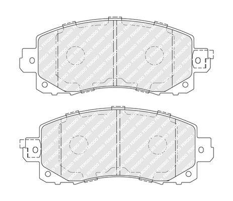 Set placute frana
