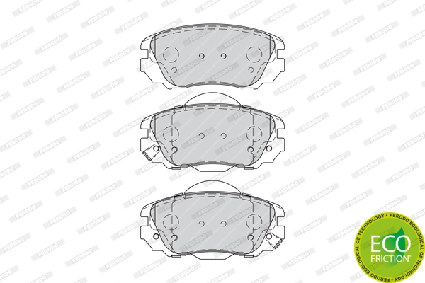 Set placute frana