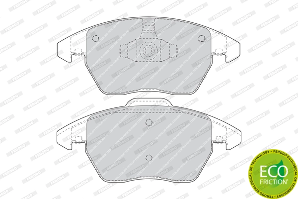 Set placute frana