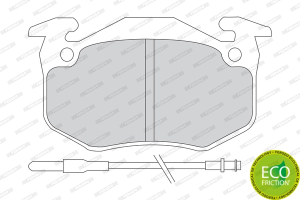 Set placute frana