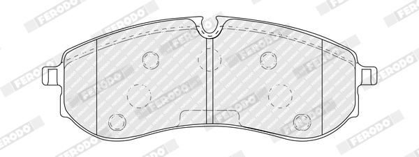Set placute frana