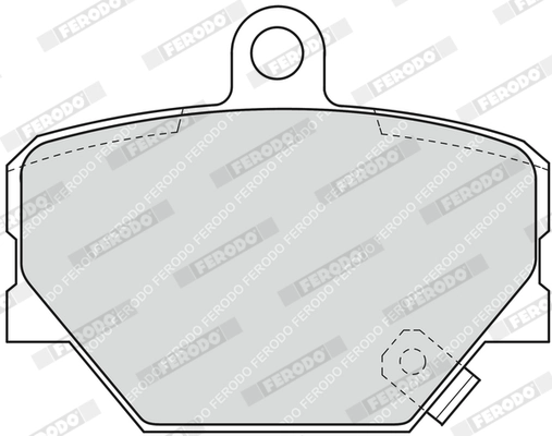 Set placute frana