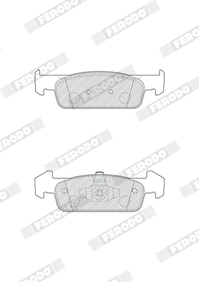 Set placute frana