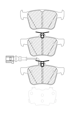 Set placute frana