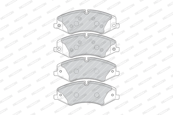 Set placute frana