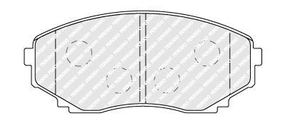 Set placute frana