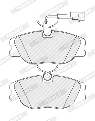 Set placute frana