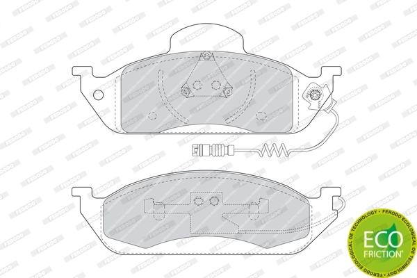 Set placute frana