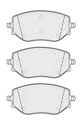 Set placute frana