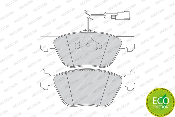 Set placute frana