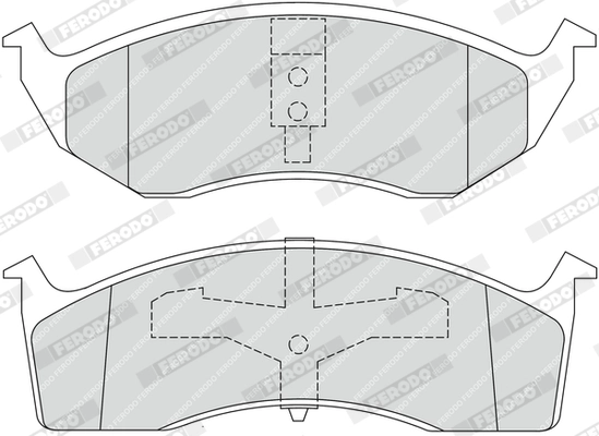 Set placute frana