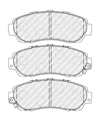 Set placute frana