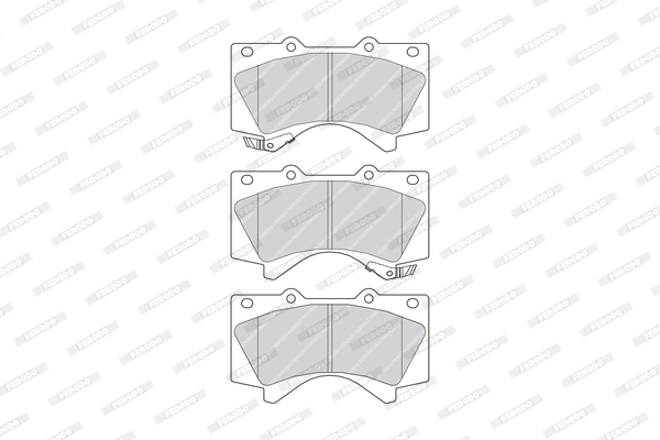 Set placute frana