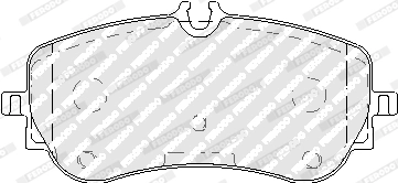 Set placute frana