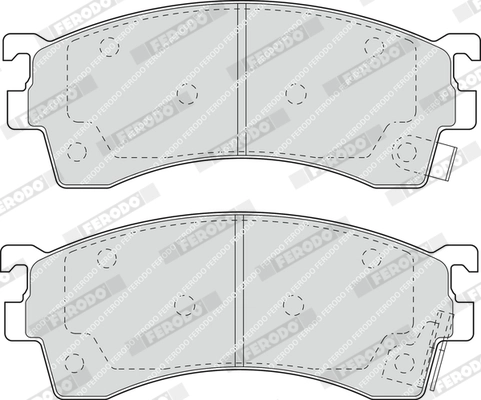 Set placute frana