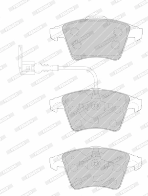 Set placute frana