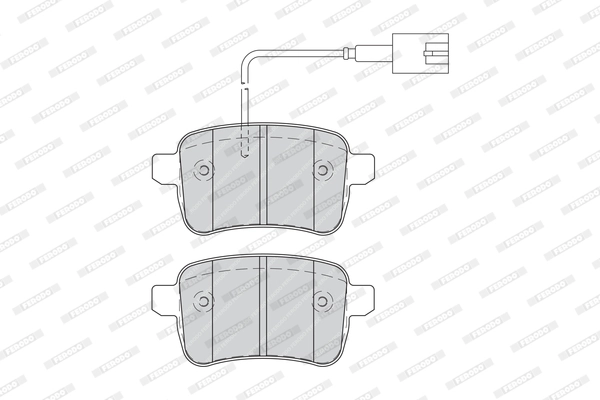 Set placute frana